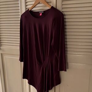 Vince Camuto Rich Burgundy Top